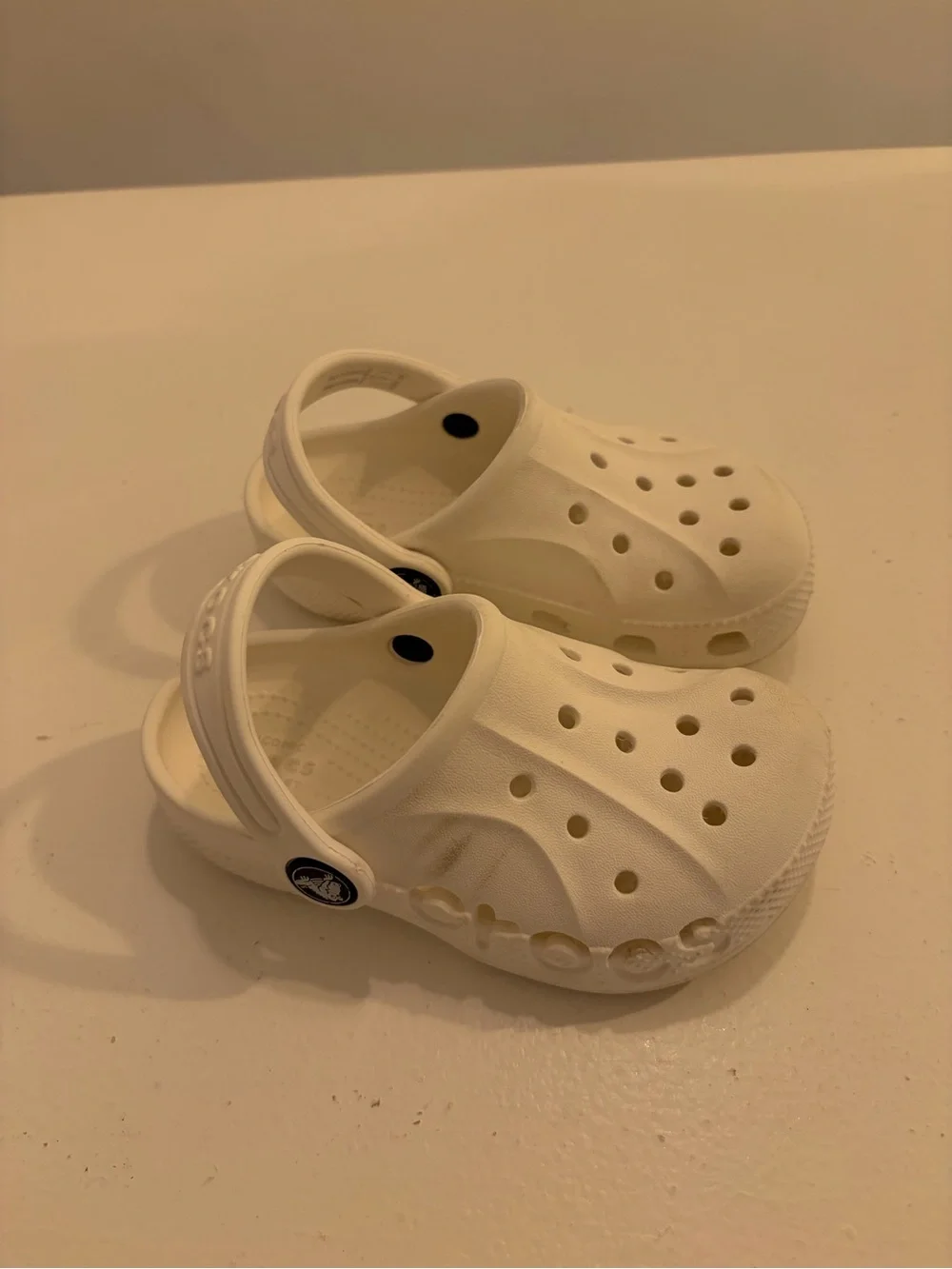 Crocs Classic White Kids Clogs Size C8